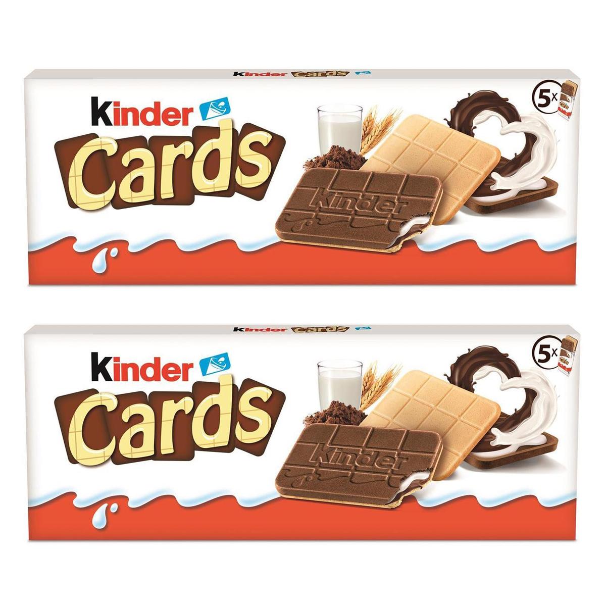 Achat / Vente Promotion Kinder Cards chocolat au lait, Lot de 2x128g