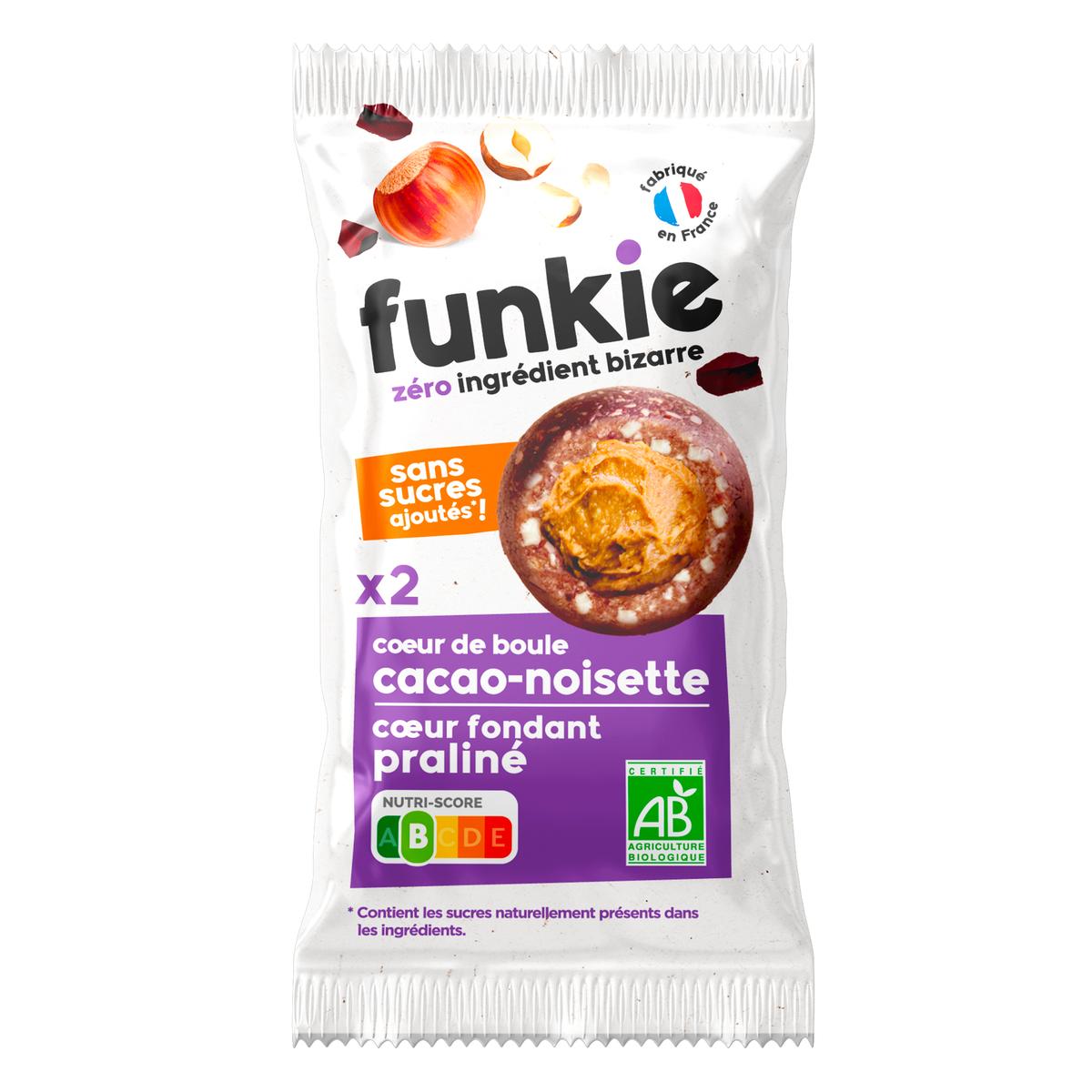 3770008009295 - Funkie - Coeur de Boule Cacao Noisettes Coeur Praliné Bio