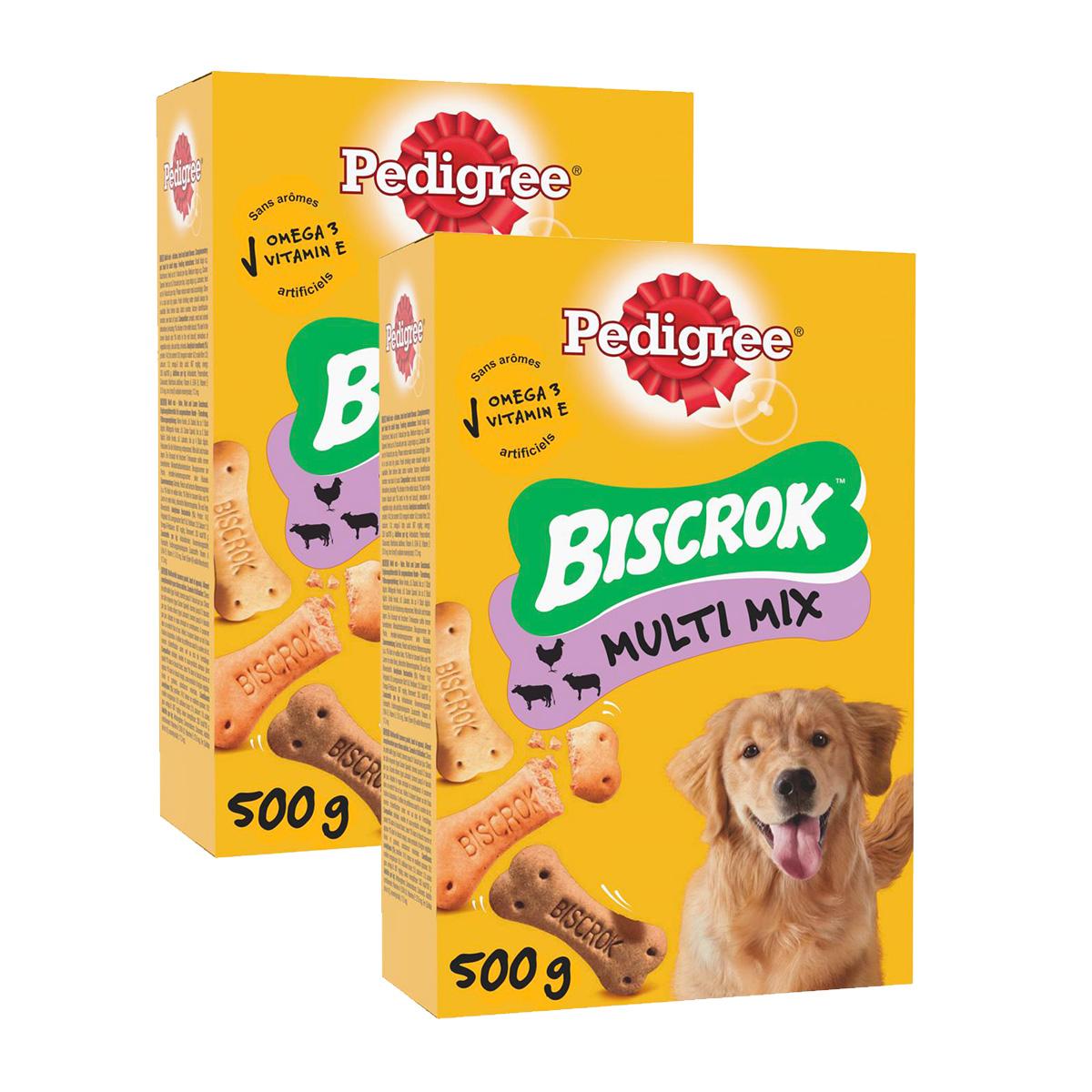 2050000399695 - Pedigree - Biscuits Biscrok 3 variétés - Friandises Récompense pour Chien