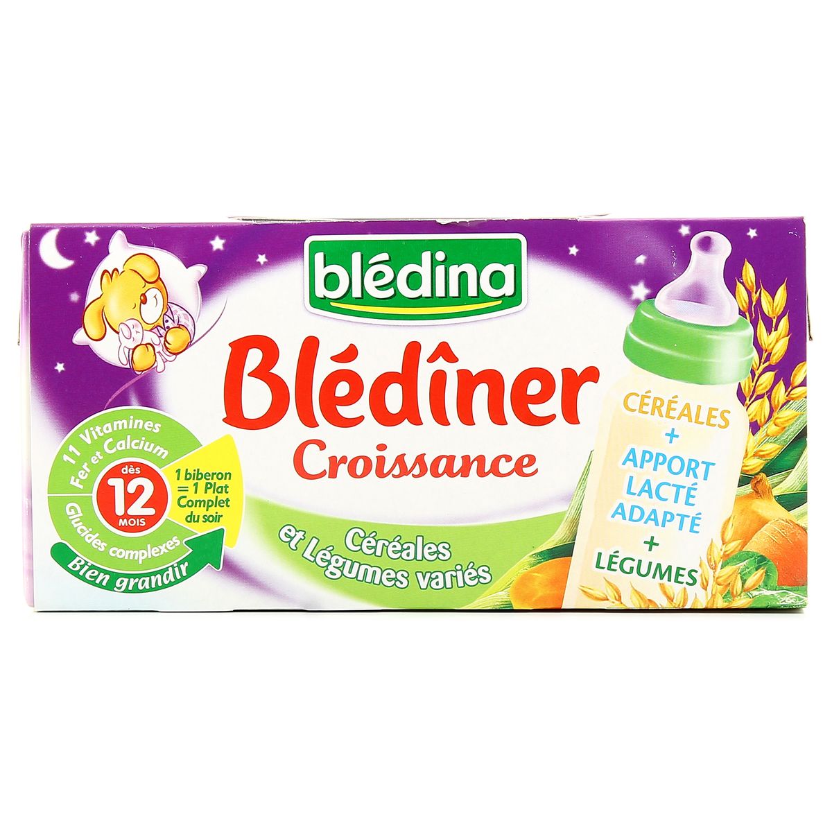 Acheter Bledina Blediner Lait Et Legumes Varies Des 12 Mois 2x250ml