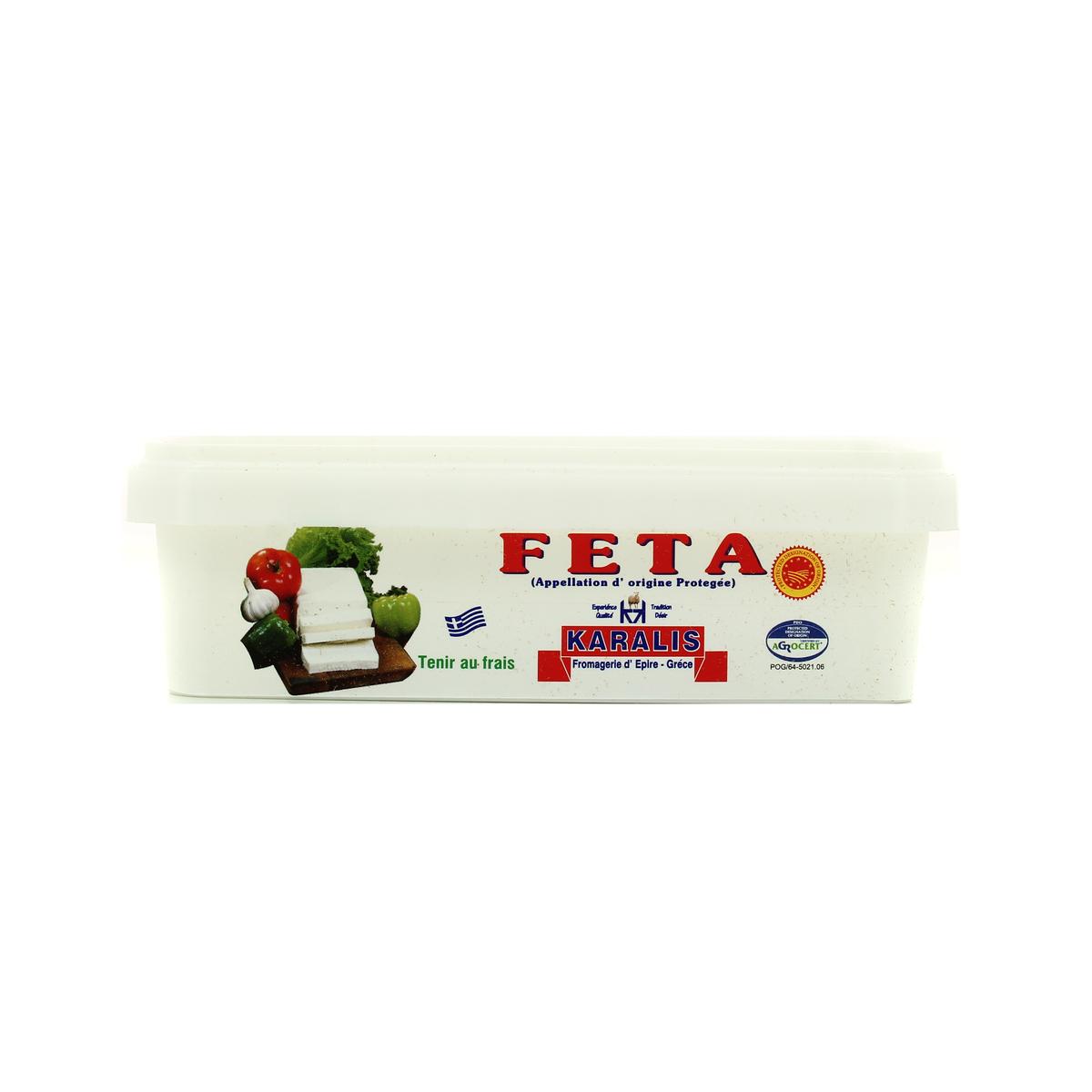 3760364480296 - Le Chariot à fromages, Artisan Fromager - Féta d'Epire AOP - Lait de brebis et de chèvre pasteurisé