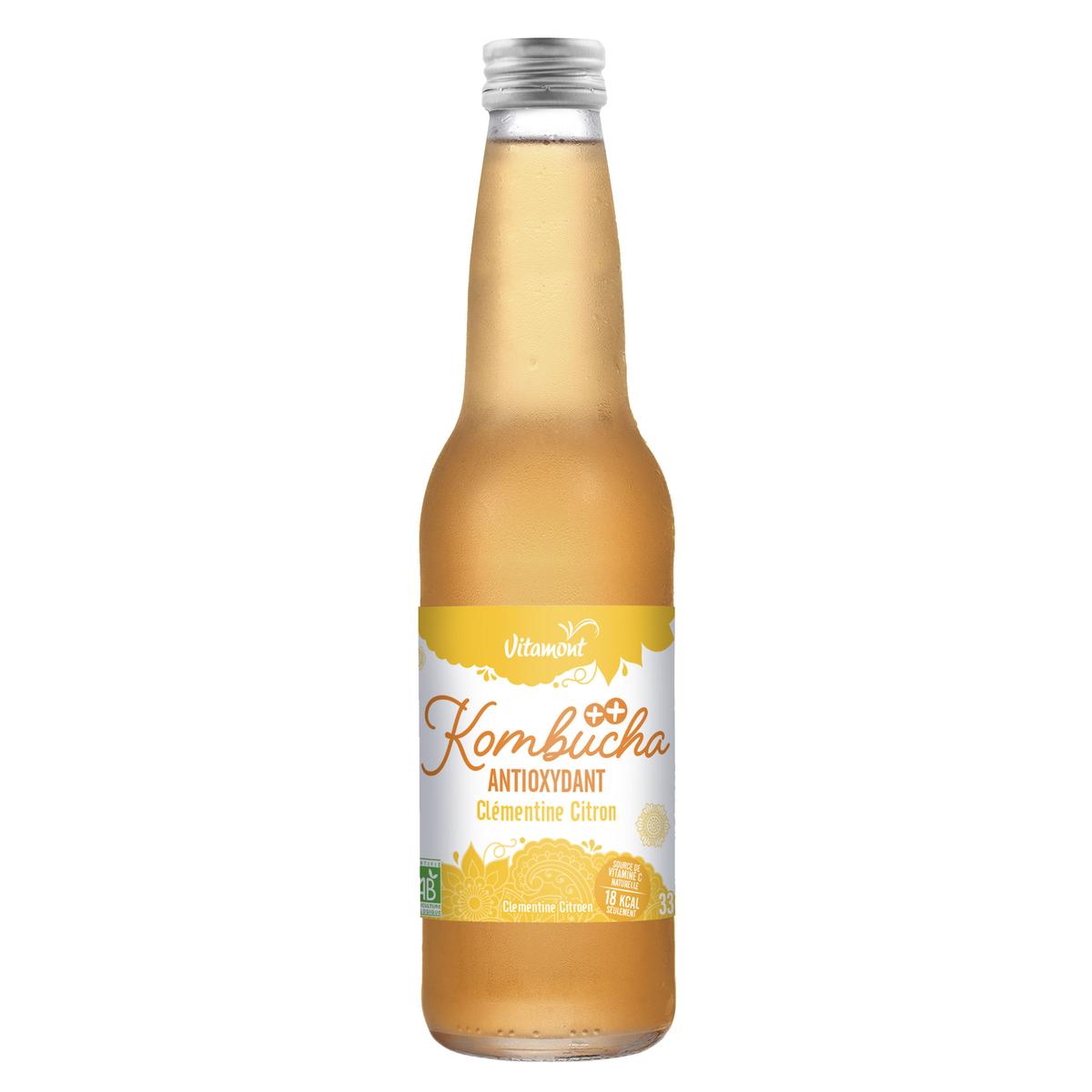 3289196820396 - Vitamont - Kombucha Clémentine Citron bio ANTIOXYDANT