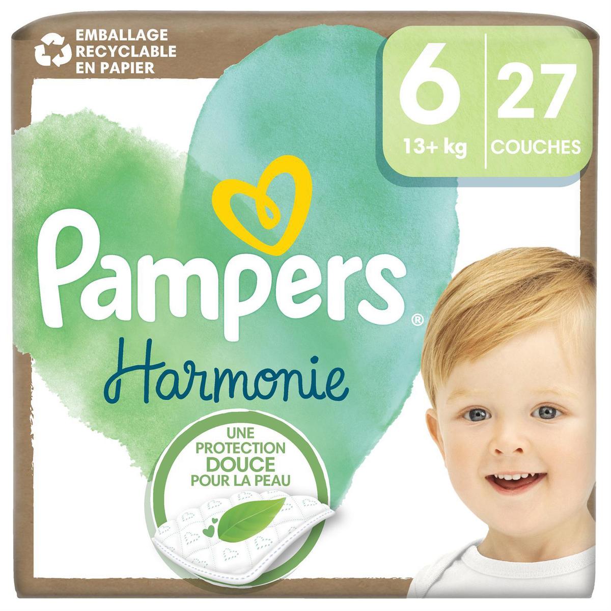 8700216251396 - Pampers Harmonie - Couches Bébé Harmonie 13+ kg Taille 6