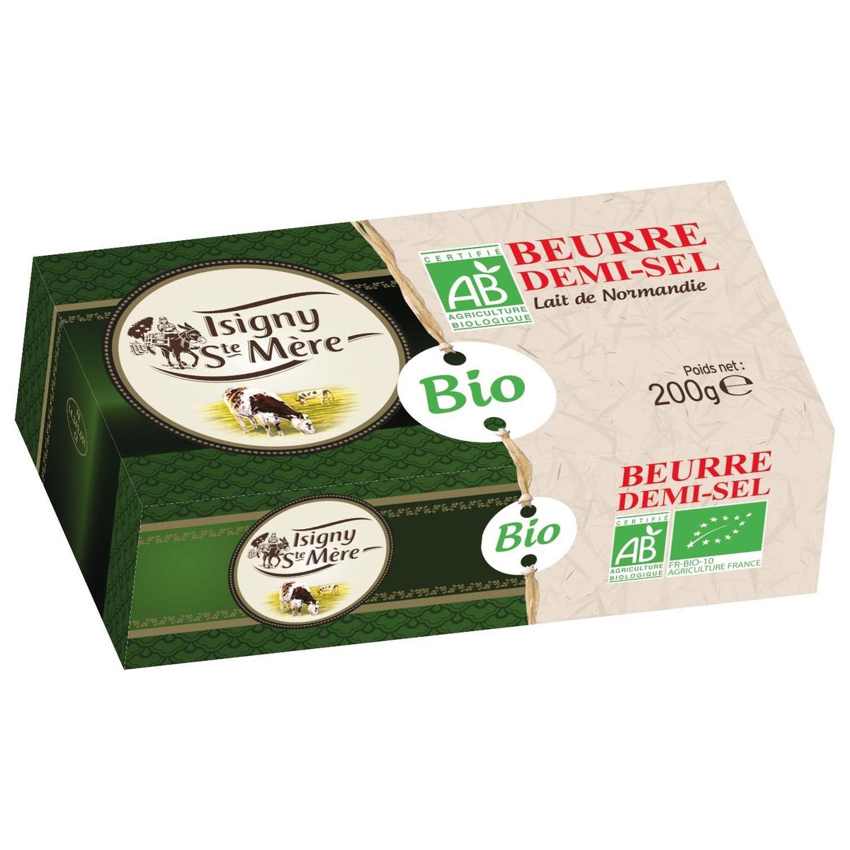 3254550021696 - Isigny Ste mère - Beurre bio 1/2 sel