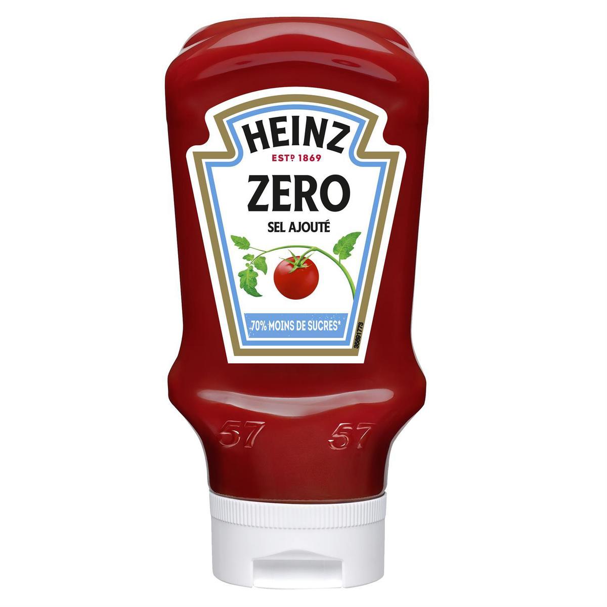 8715700112596 - Heinz - Sauce tomato ketchup zéro sel ajouté -70% de sucres en moins