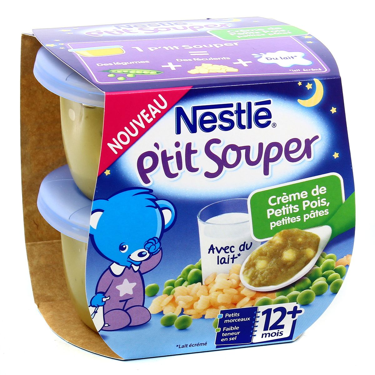 Nestle P Tit Souper Creme De Petits Pois Petites Pates Des 12 Mois