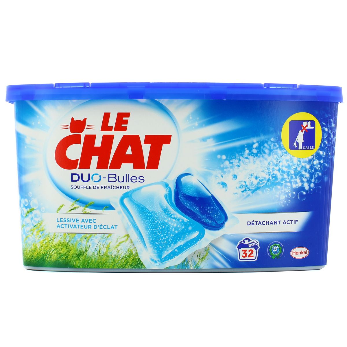 Le Chat Lessive Duo Bulles Souffle De Fraîcheur 32 Doses