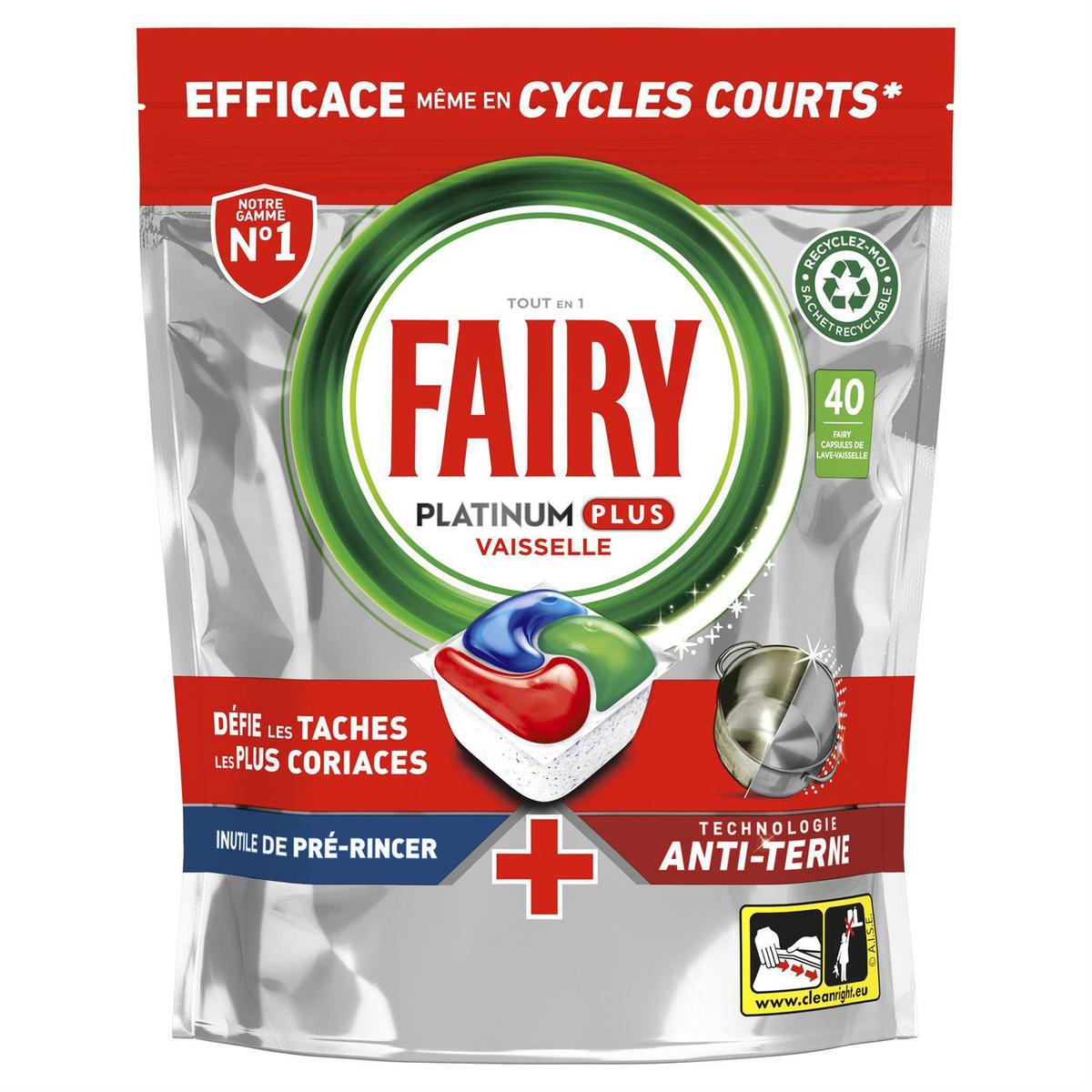 8700216253796 - FAIRY - Capsules Platinium Plus lave vaisselle