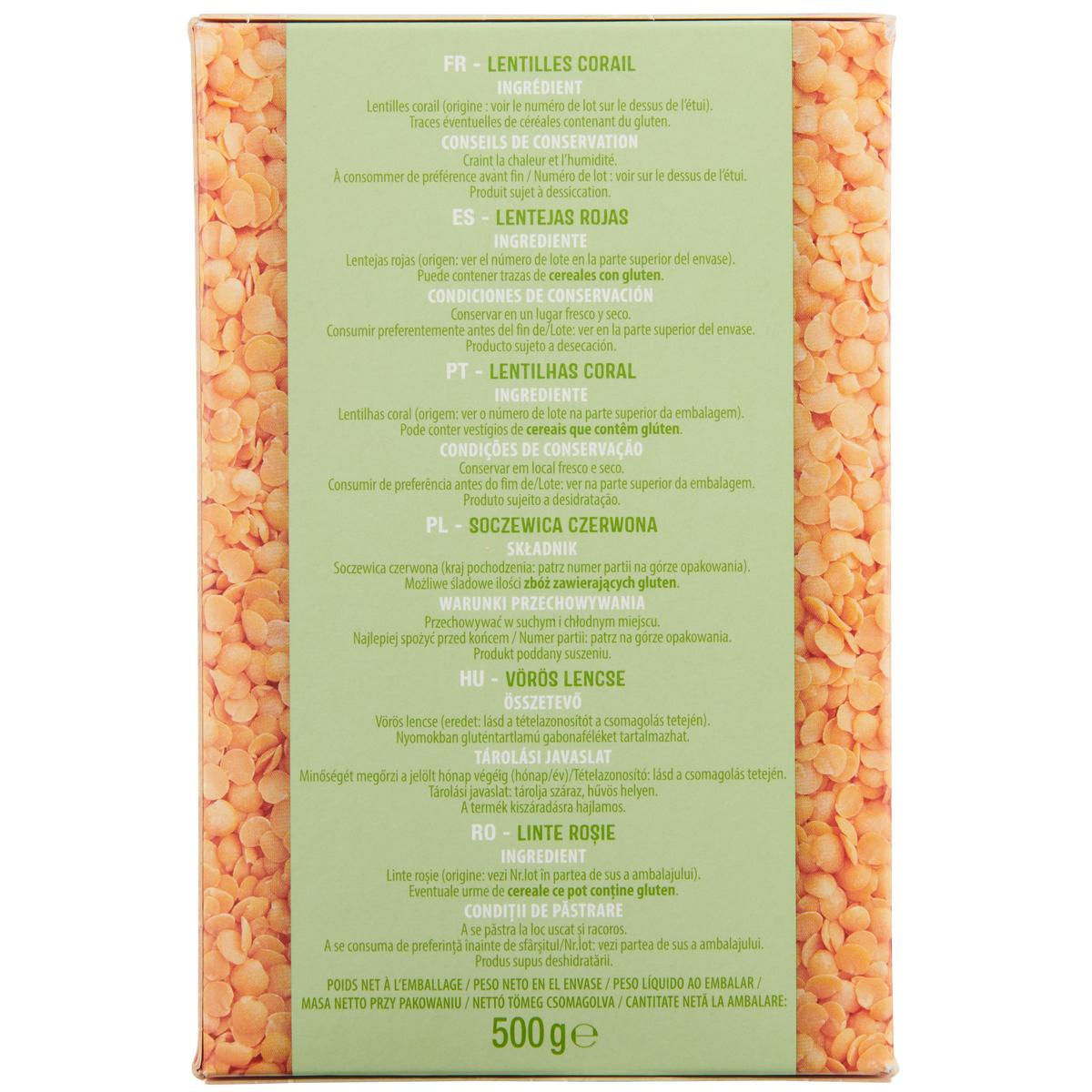 3596710384396 - Auchan - Lentilles corail