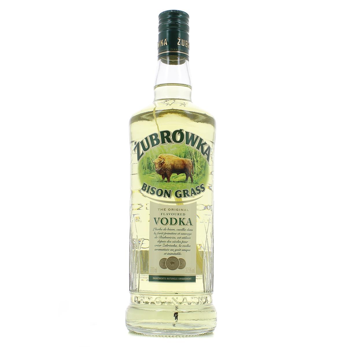 Vodka Zubrowka - Vodka polonaise à l'herbe de bison