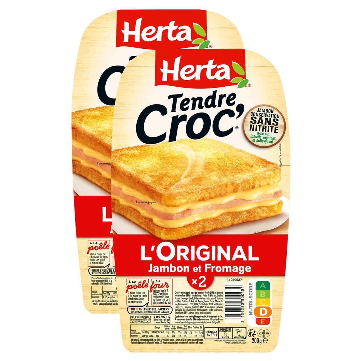2050000396496 - Herta - Croque-Monsieur Jambon Fromage