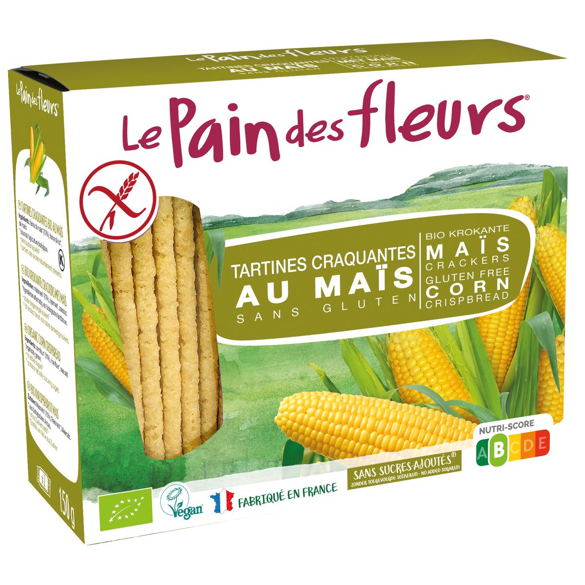 3380380077296 - Le pain des fleurs - Tartine bio craquante au Mais