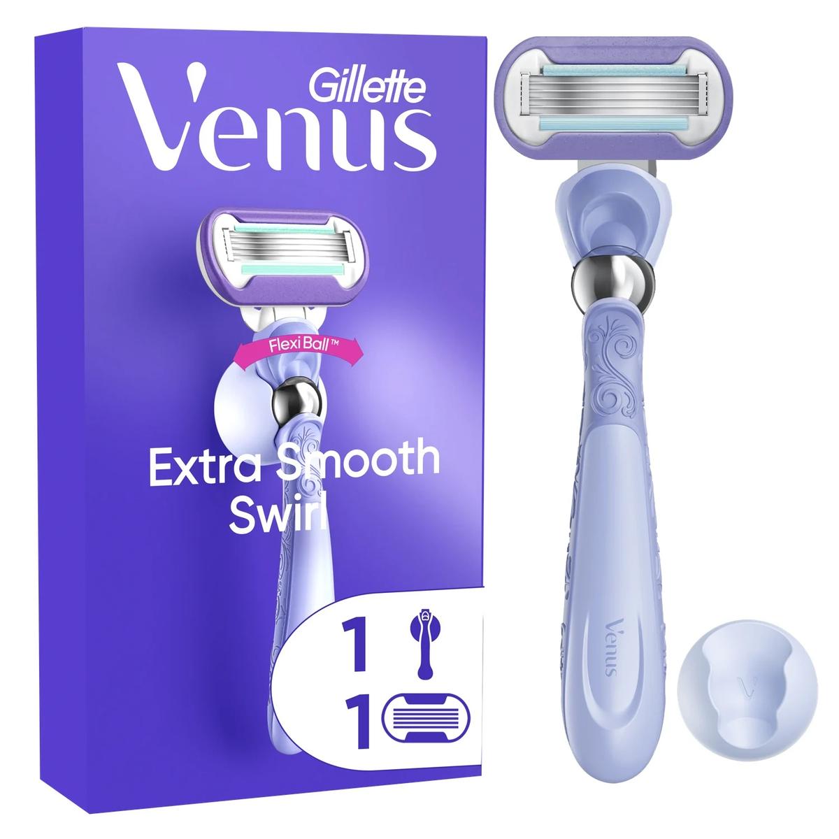 7702018400997 - Gillette Venus - Rasoir Femme Extra Smooth Swirl