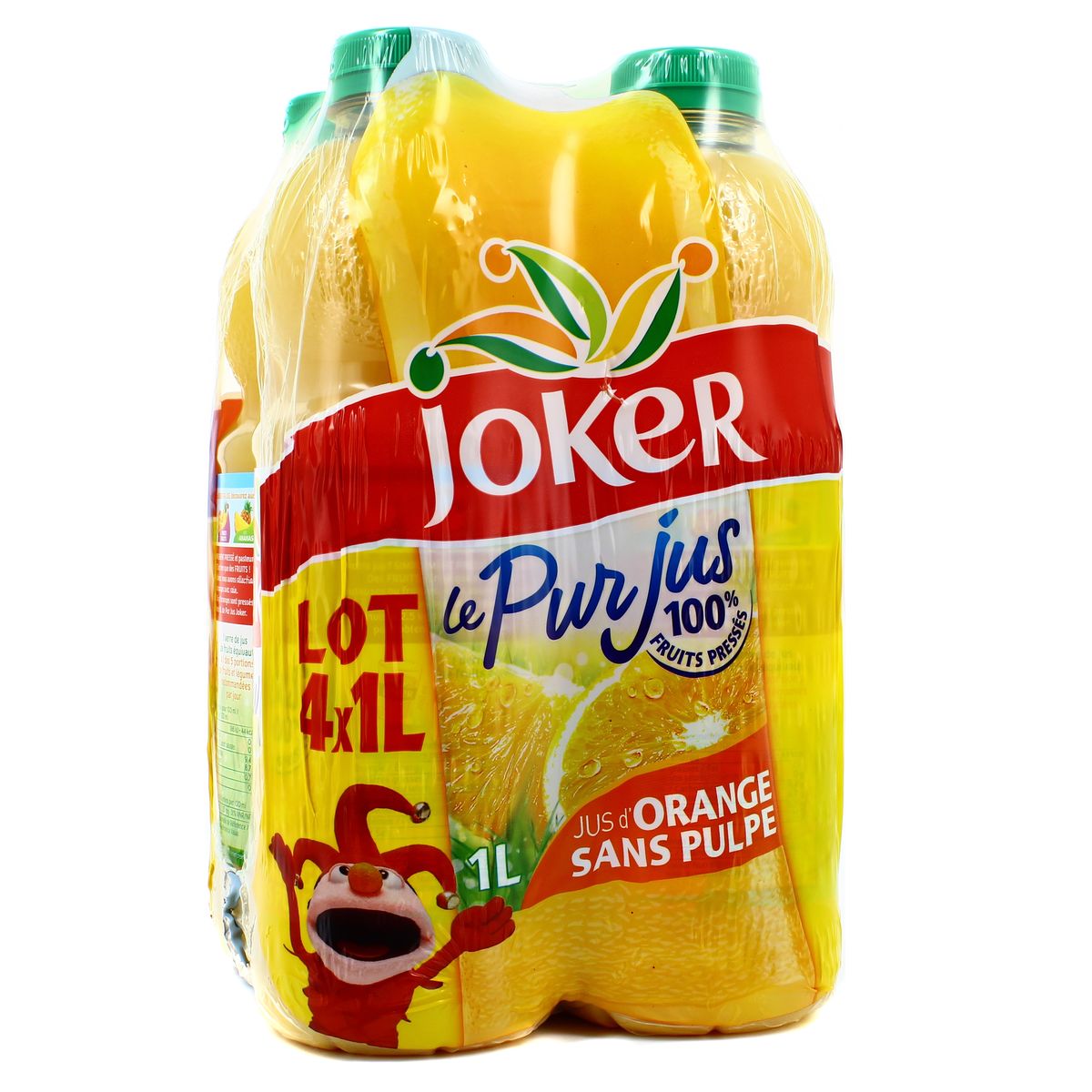 Jus de fruits orange sans pulpe le Fruit JOKER