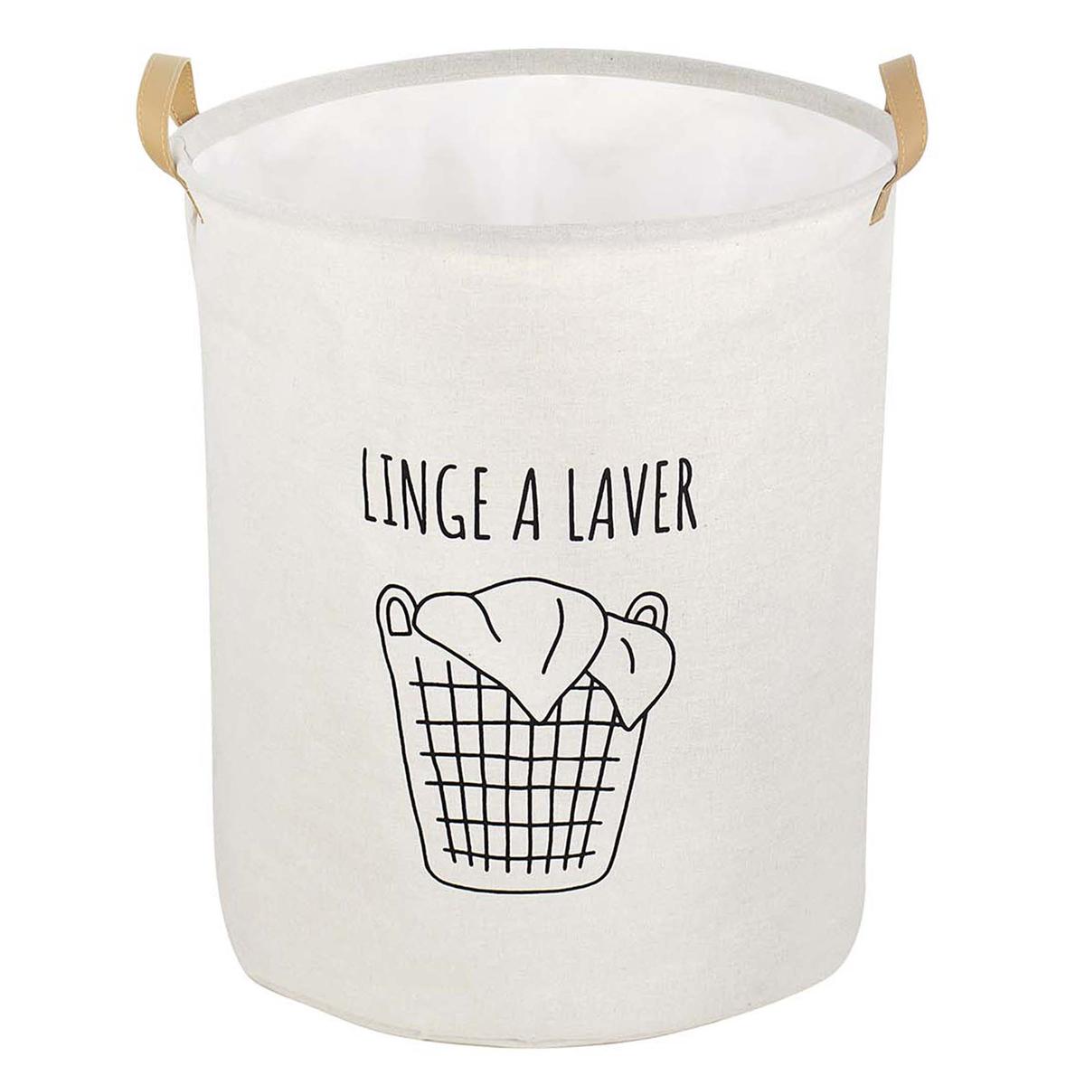 3061050001697 - Ménatex - Panière à linge coton