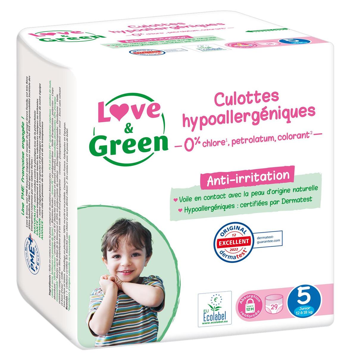 3700668702397 - Love & Green - Couches-Culottes Écologiques T5 12 à 18kg