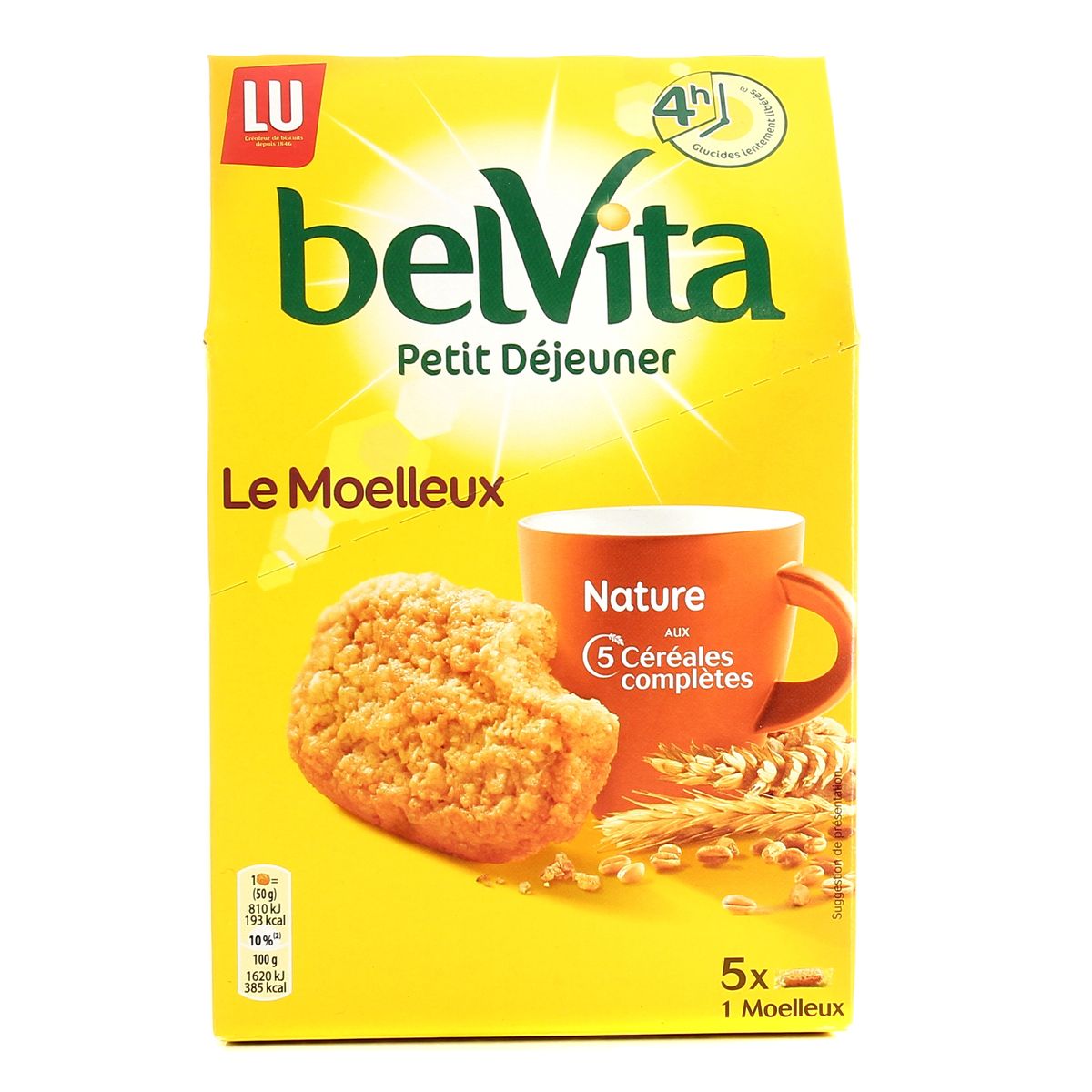 Livraison A Domicile Lu Belvita Petit Dejeuner Le Moelleux Nature 250g