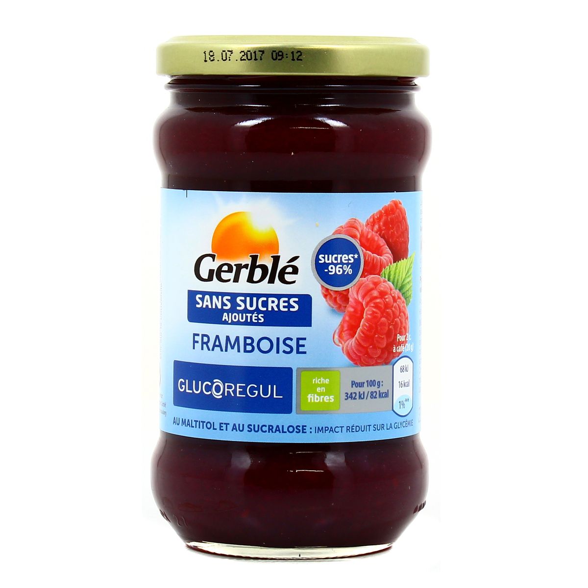 Acheter Gerblé Confiture à la framboise sans sucres ajoutés, 320g