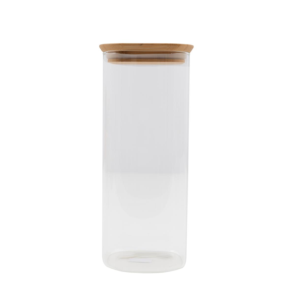 5420059856697 - Point virgule - Bocal en verre avec couvercle en bambou
