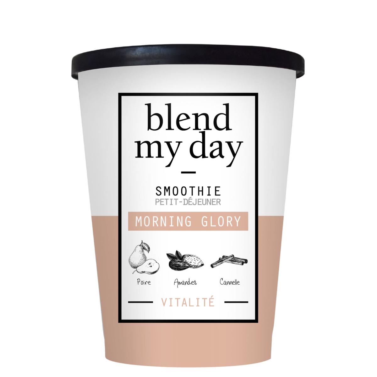 2050000357497 - Blend my day - Smoothie petit-déjeuner MORNING GLORY - prêt-à-mixer- Poire, Amandes, Cannelle