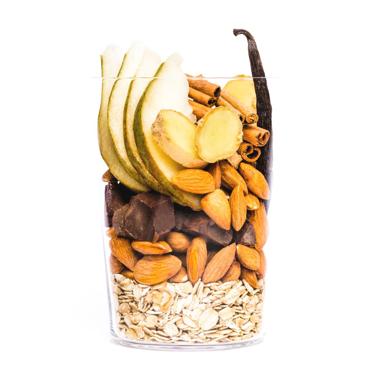 2050000357497 - Blend my day - Smoothie petit-déjeuner MORNING GLORY - prêt-à-mixer- Poire, Amandes, Cannelle