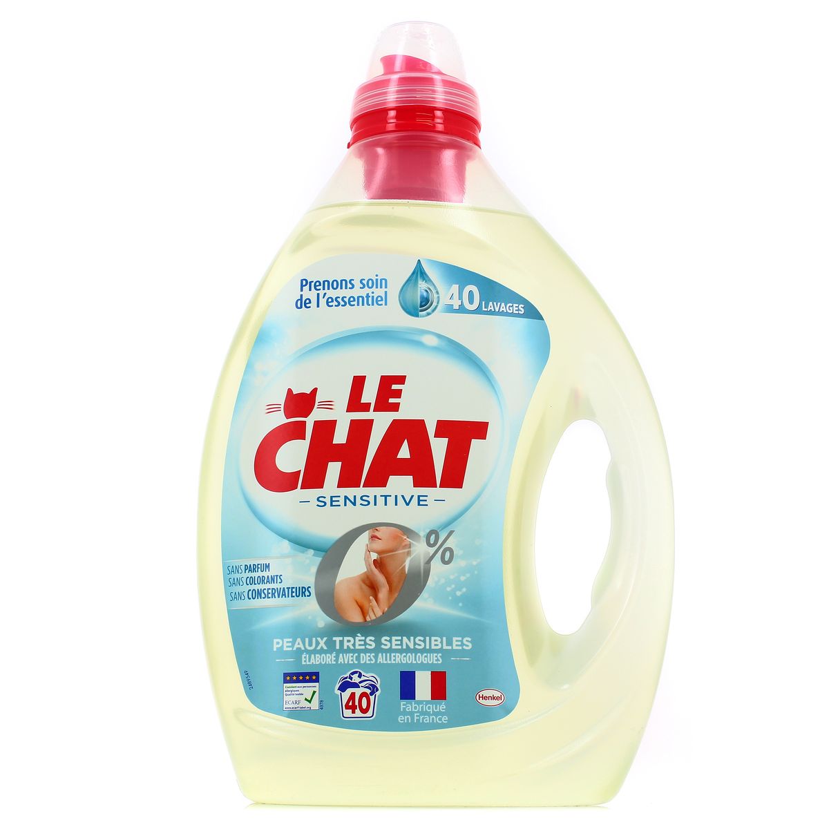 Le Chat Lessive Liquide Sensitive 0 2l