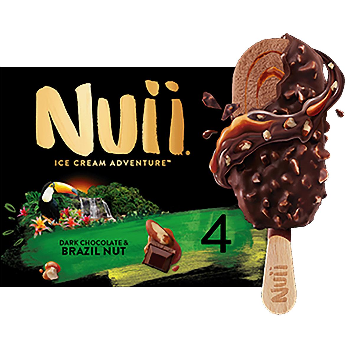 5900130042398 - Nuii - Bâtonnets glacés chocolat noir et noix du Brésil