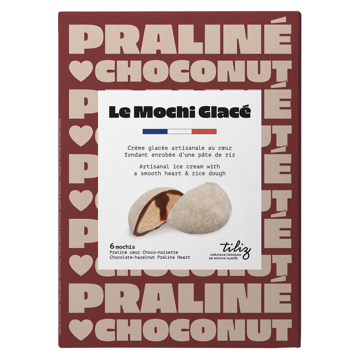 3760339573398 - Le Mochi Glacé - Mochi glacé praliné cœur chocolat