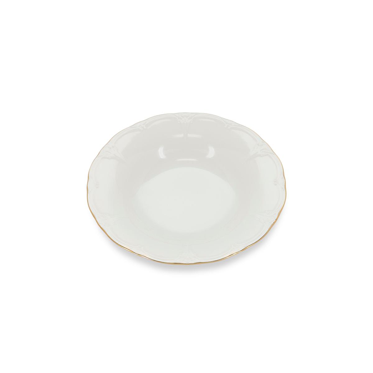 5410595774098 - Collection Retro - Assiette creuse 23,5/14xH4cm avec bord doré Retro
