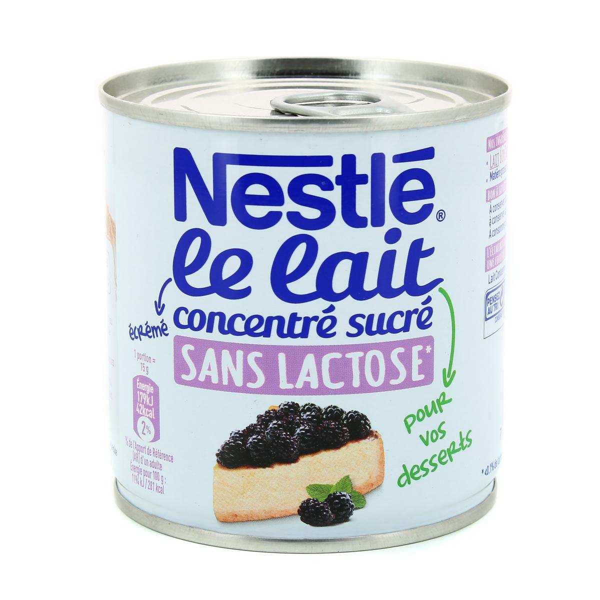 7613036954198 - Nestlé - Lait concentré sucré sans lactose 