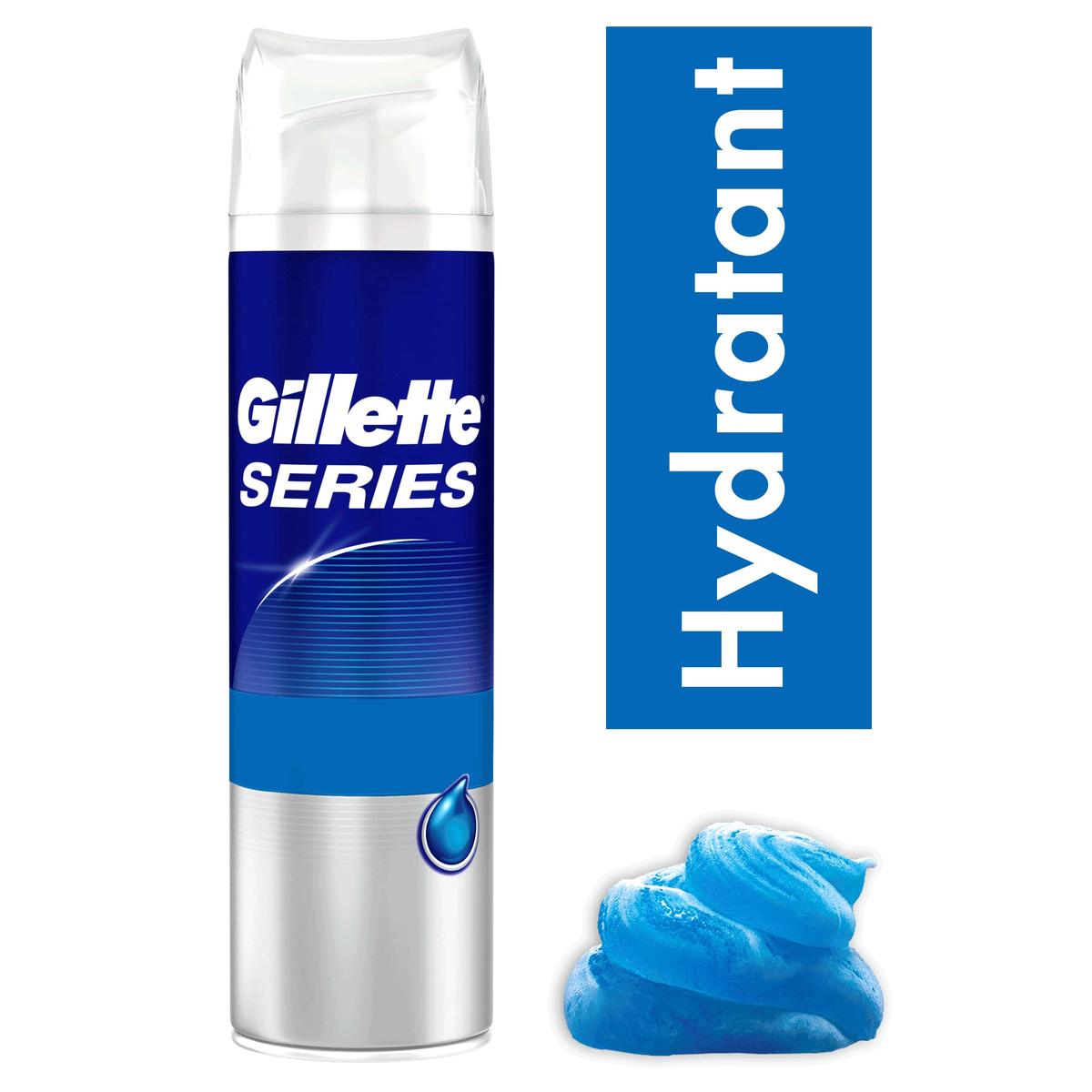 7702018404698 - Gillette - Gel à raser hydratant au beurre de cacao