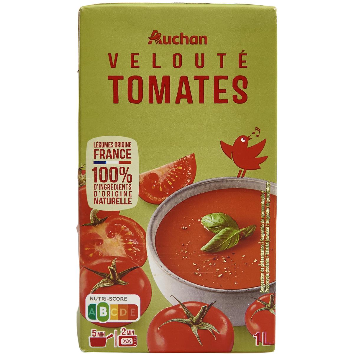 3596710494798 - Auchan - Soupe velouté de tomates