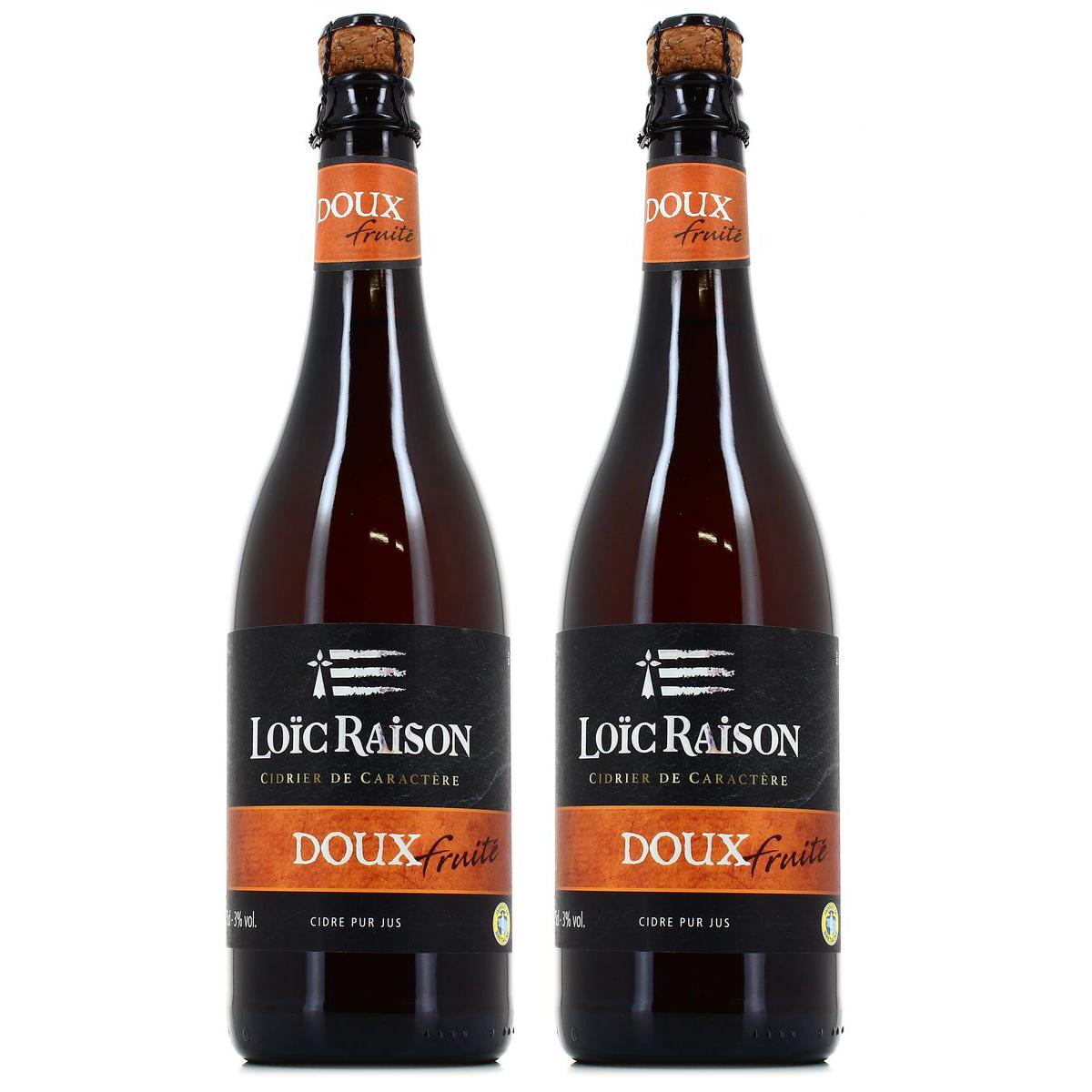 Livraison Domicile Promotion Loic Raison Cidre Doux 3 2x75cl