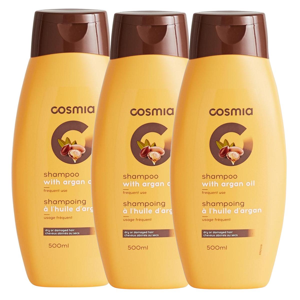 2050000407598 - COSMIA - Shampooing à l'huile d'Argan cheveux 