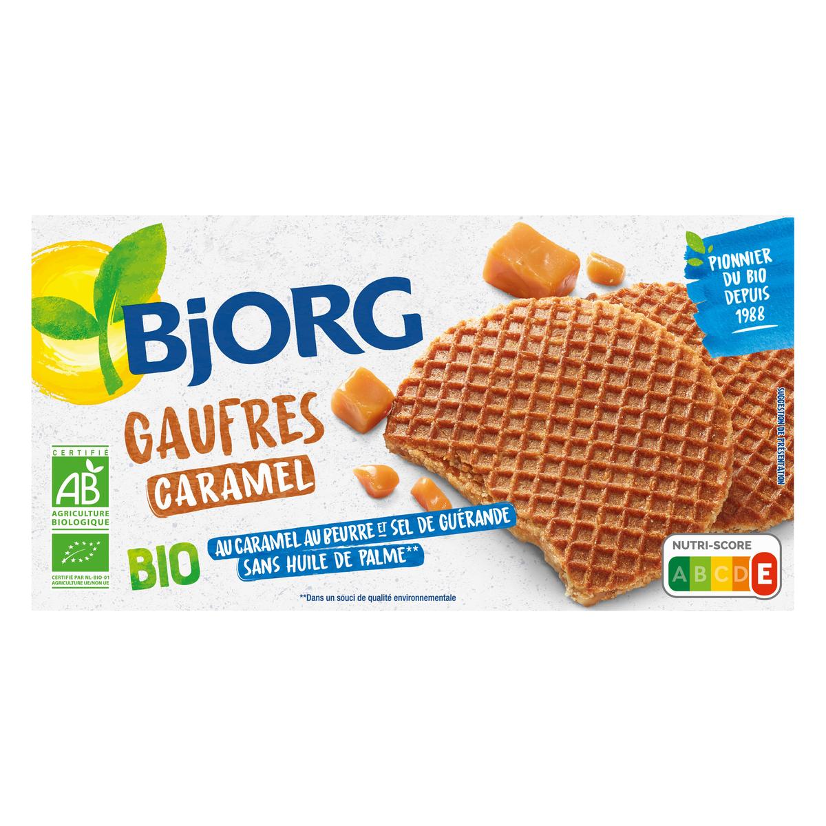 3229820788098 - Bjorg - Gaufres au caramel Bio