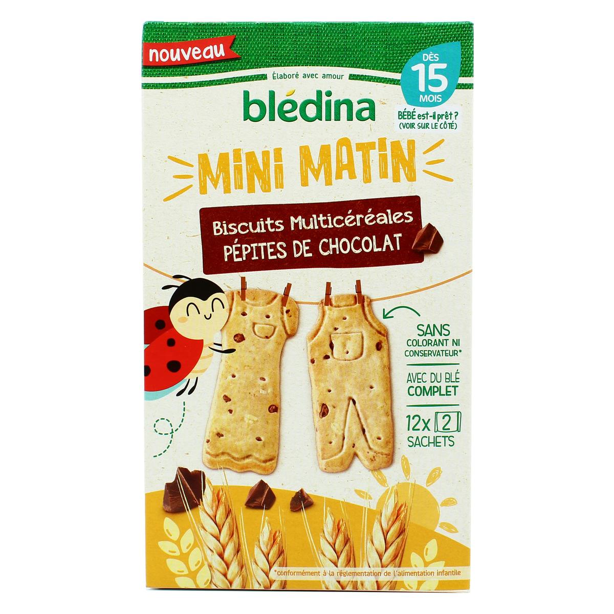 Bledina Bledi Dej Biscuits Multicereales Pepites De Chocolat Des 15 Mois