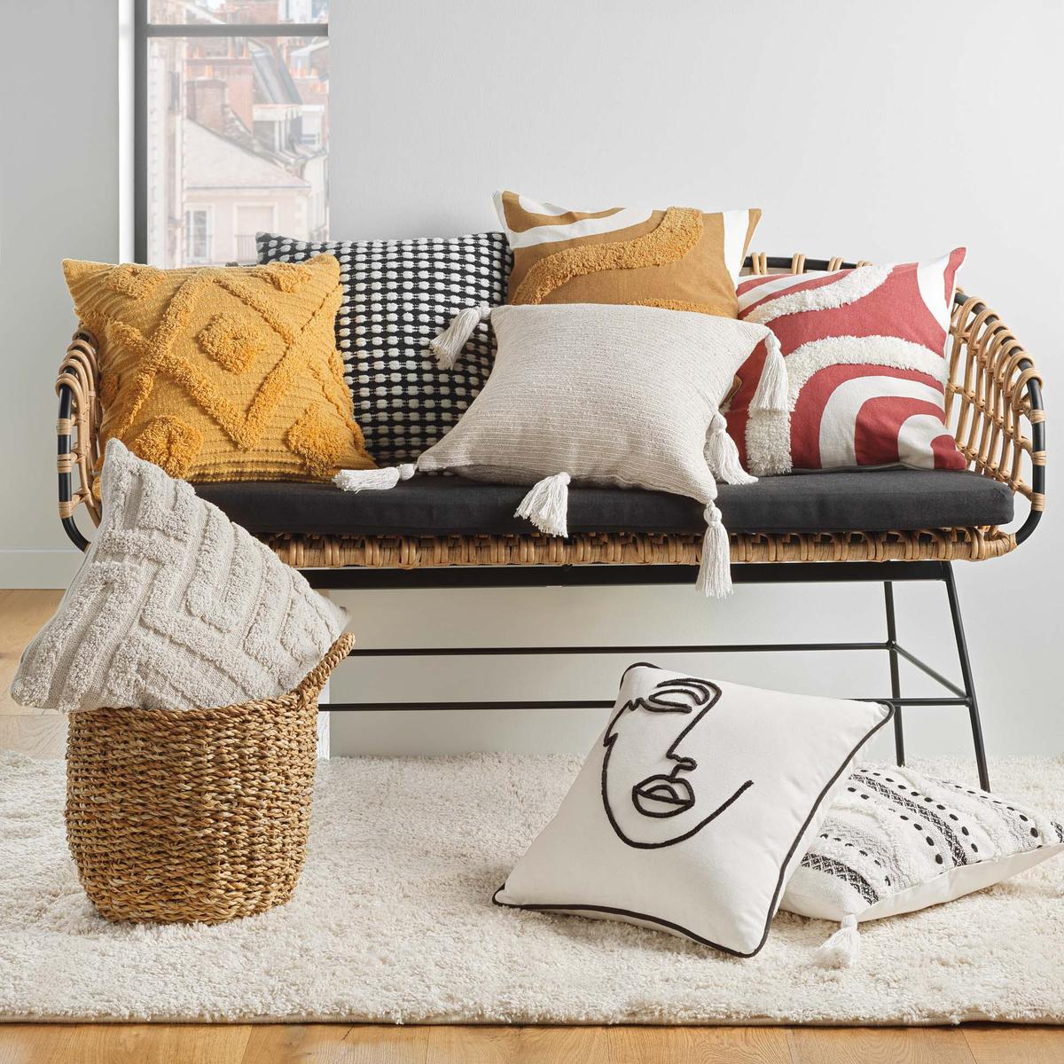 3574386119498 - Douceur D Interieur - Housse de coussin 40x40cm Demy