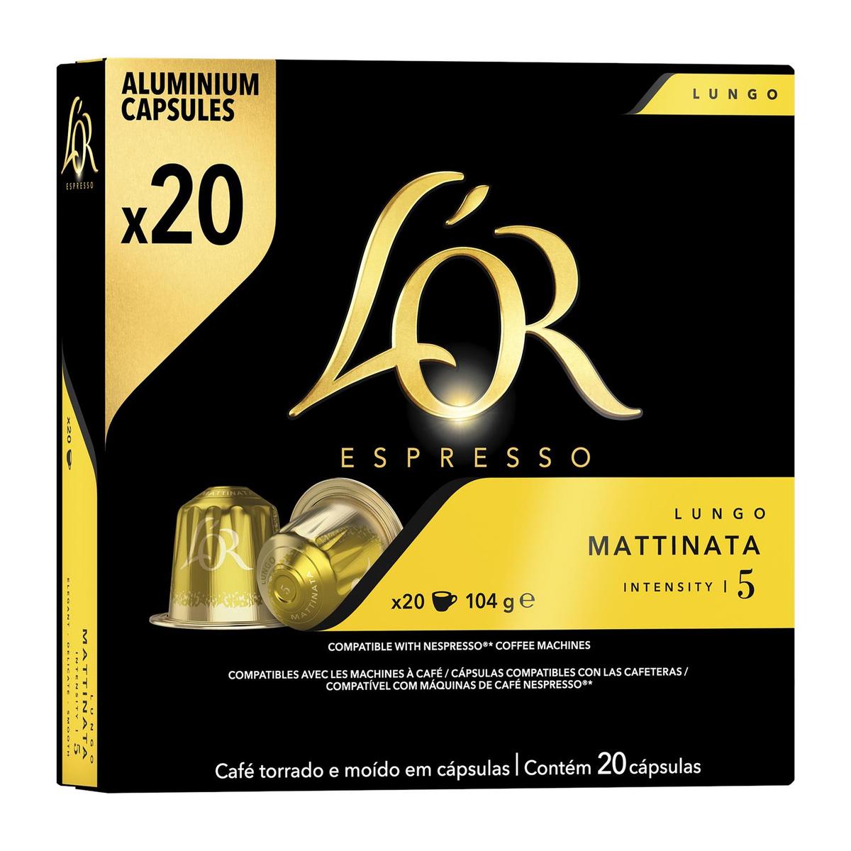 8711000680599 - L'or Espresso - Café Lungo Mattinata x20