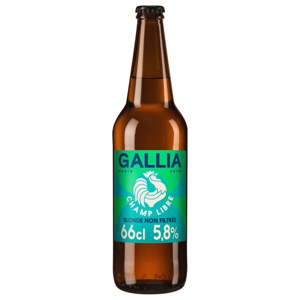 3119789831099 - Gallia - Bière blonde non filtrée 5.8°