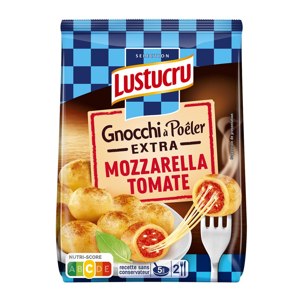 3240931541099 - Lustucru - Gnocchi à Poêler Extra Mozzarella & Tomate