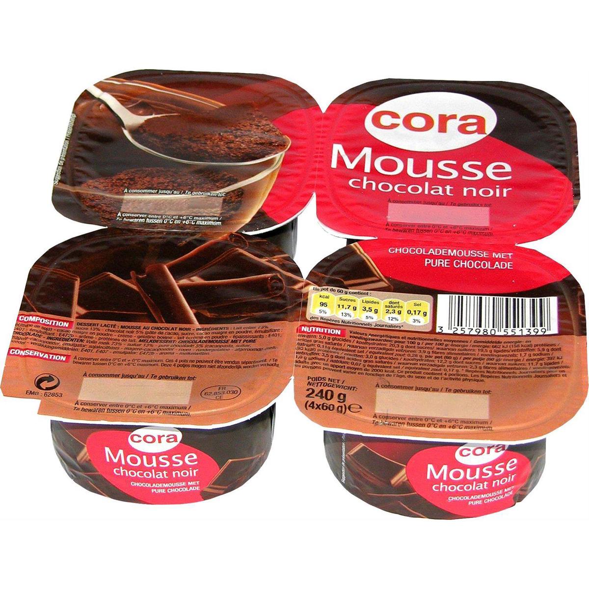 Acheter Promotion Cora Opéra Dessert Chocolat Café, Lot de 2x325g