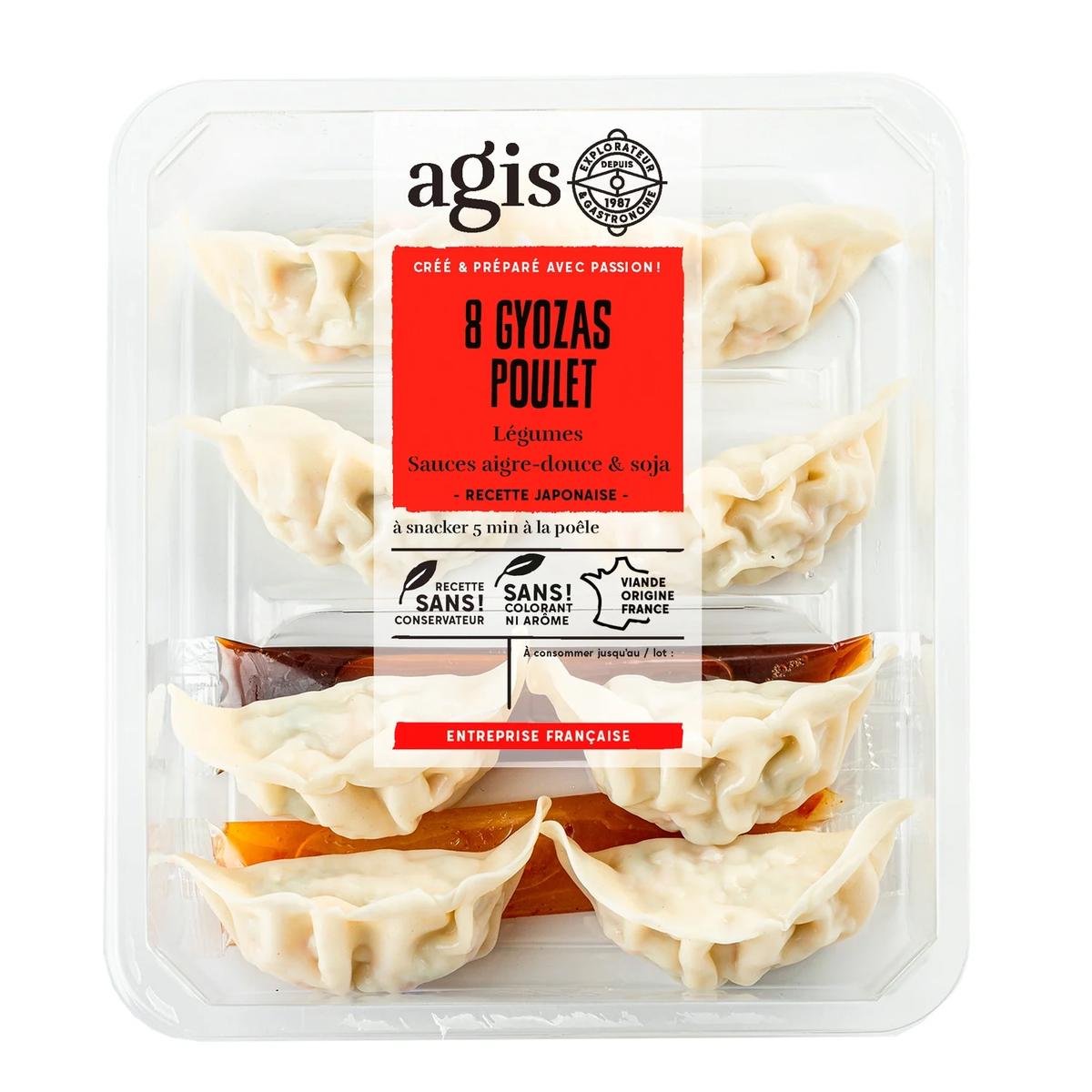 3366760051599 - Agis - Gyozas au Poulet avec Sauce Soja et Aigre Douce