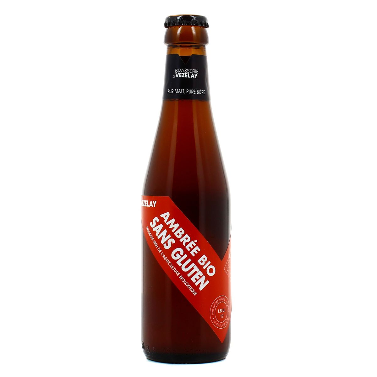 3760222501699 - Brasserie De Vezelay - Bière Ambrée Bio sans gluten 5.6°