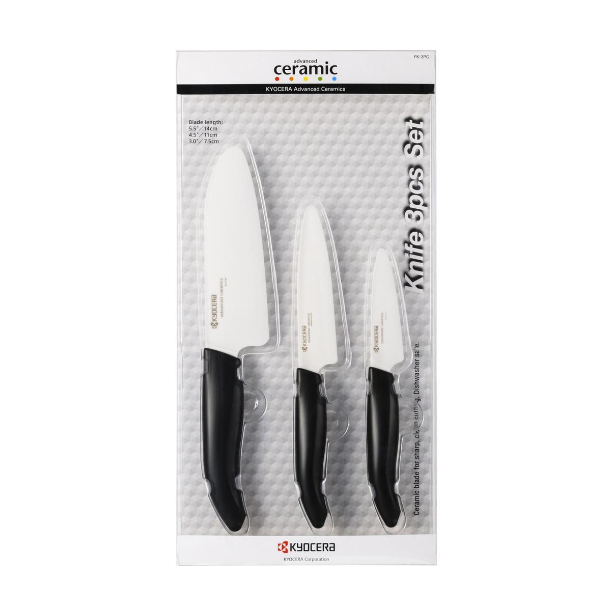4960664791699 - Kyocera - Coffret 3 couteaux en céramique