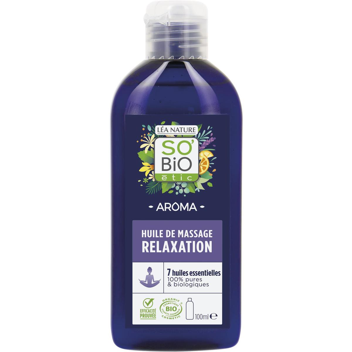 3517360013399 - SO'BIO ETIC - Huile de massage relaxation