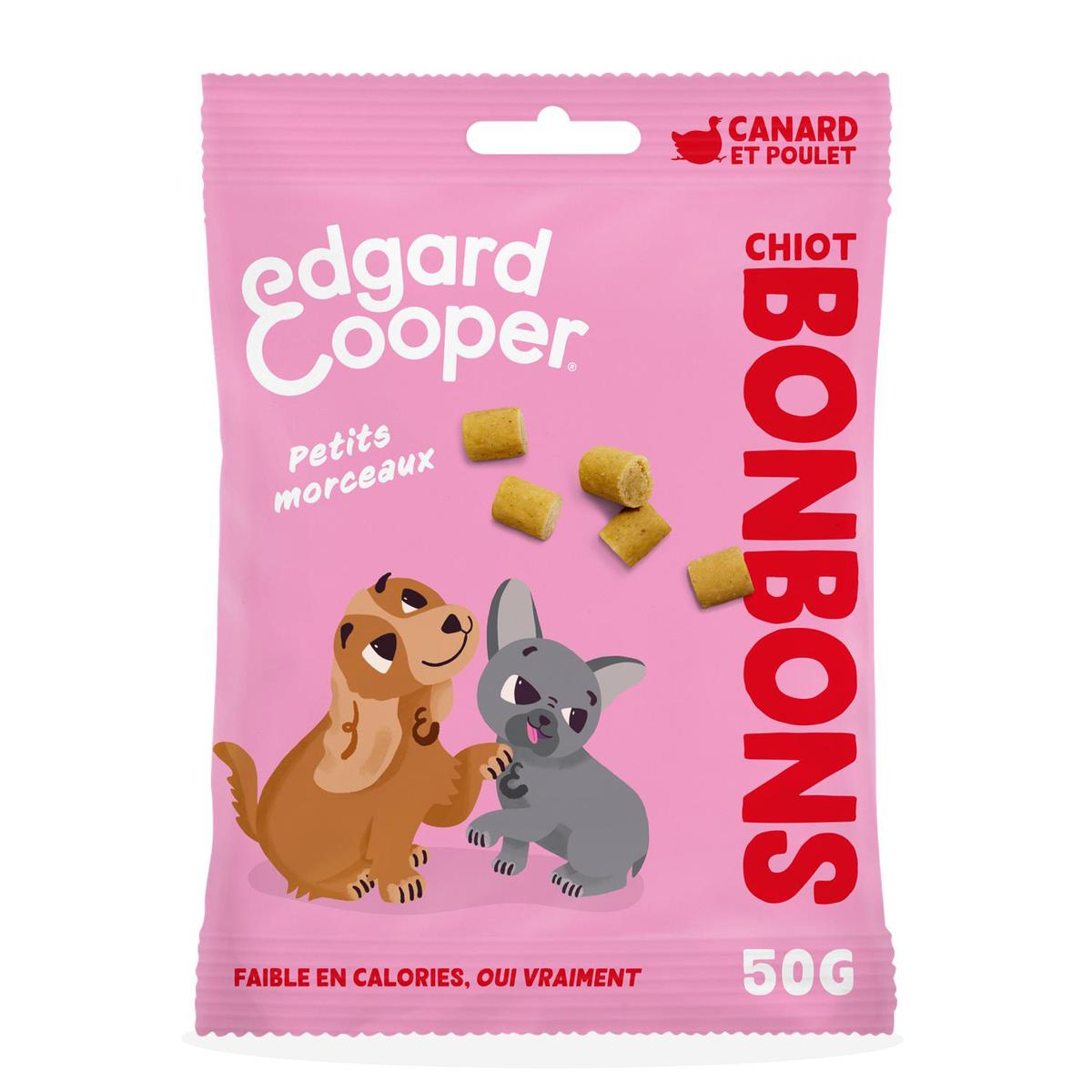 5407009646799 - Edgard Cooper - Bonbon Canard et Poulet - Friandise Récompense pour chiot