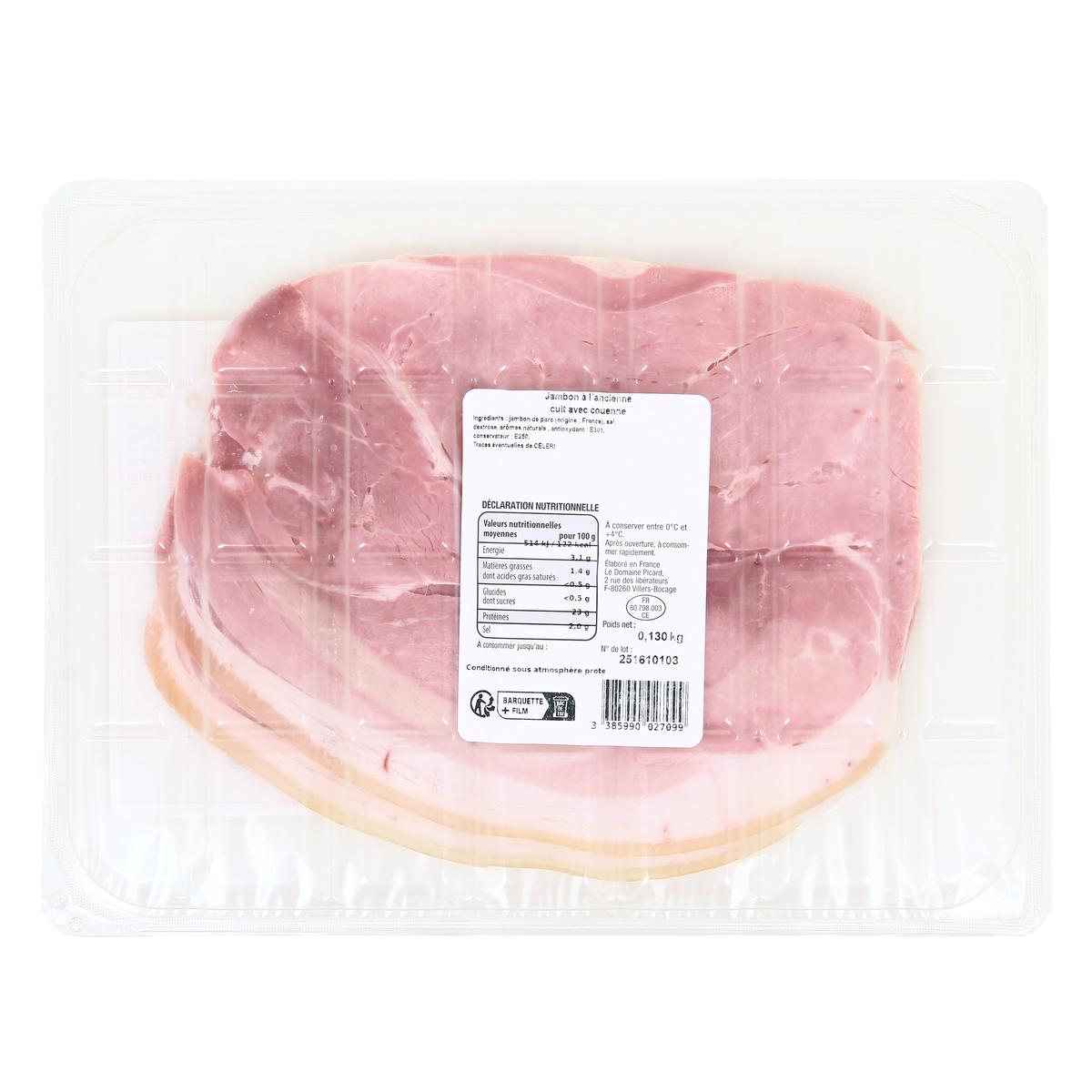 3385990027099 - Domaine Picard - Jambon à l'Ancienne avec Couenne