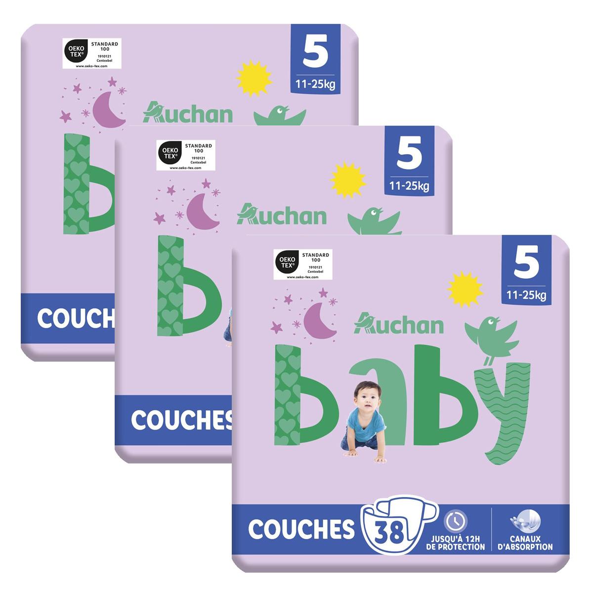 2050000407499 - Auchan Baby - Couches taille 5 (11-25kg)
