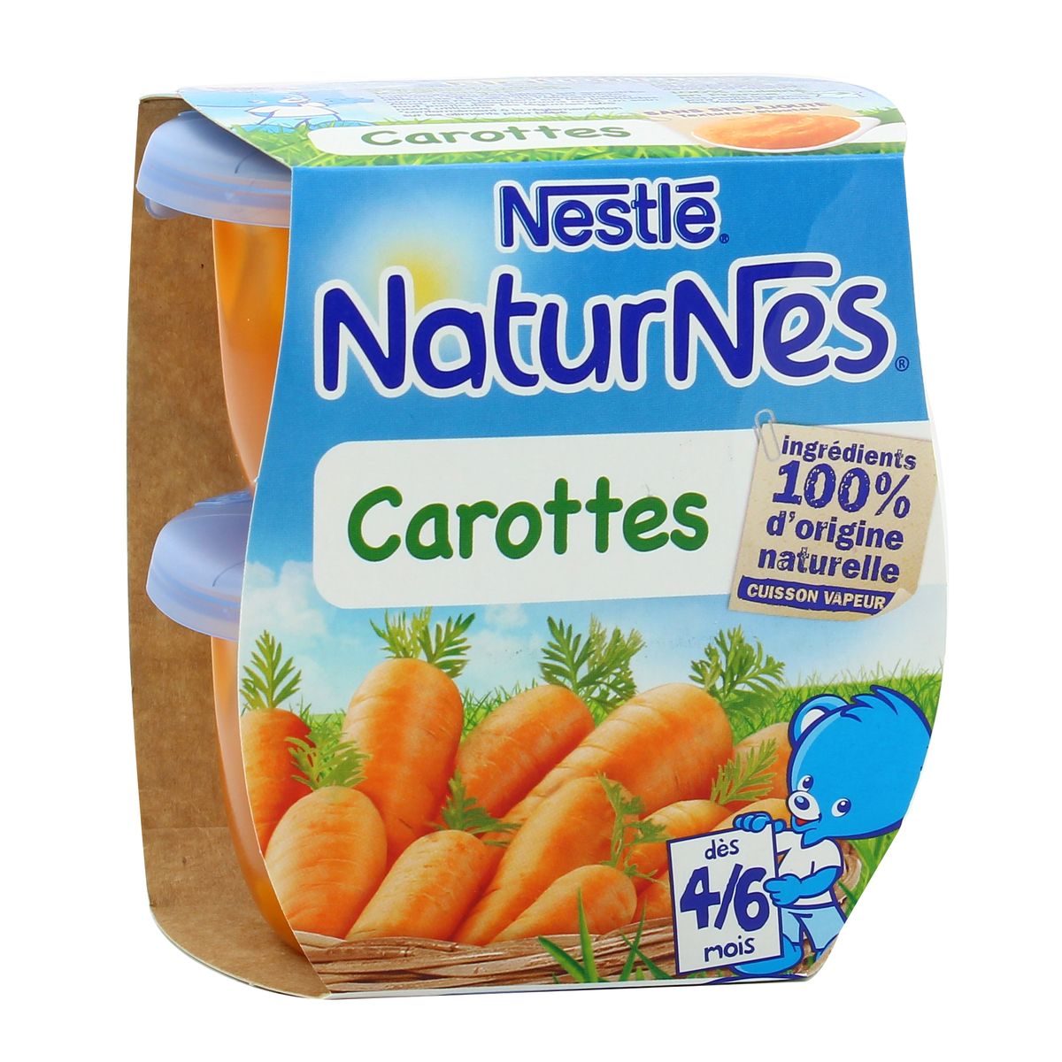 Livraison A Domicile Nestle Naturnes Carottes Des 4 6 Mois 2x130g