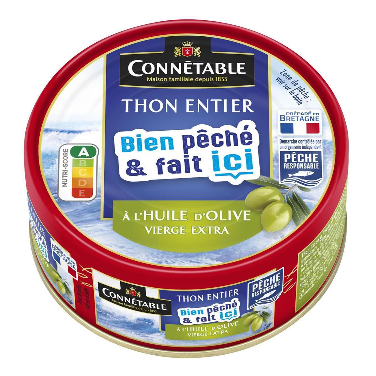 3263670798999 - Connetable - Thon Entier à l'Huile d'Olive vierge extra